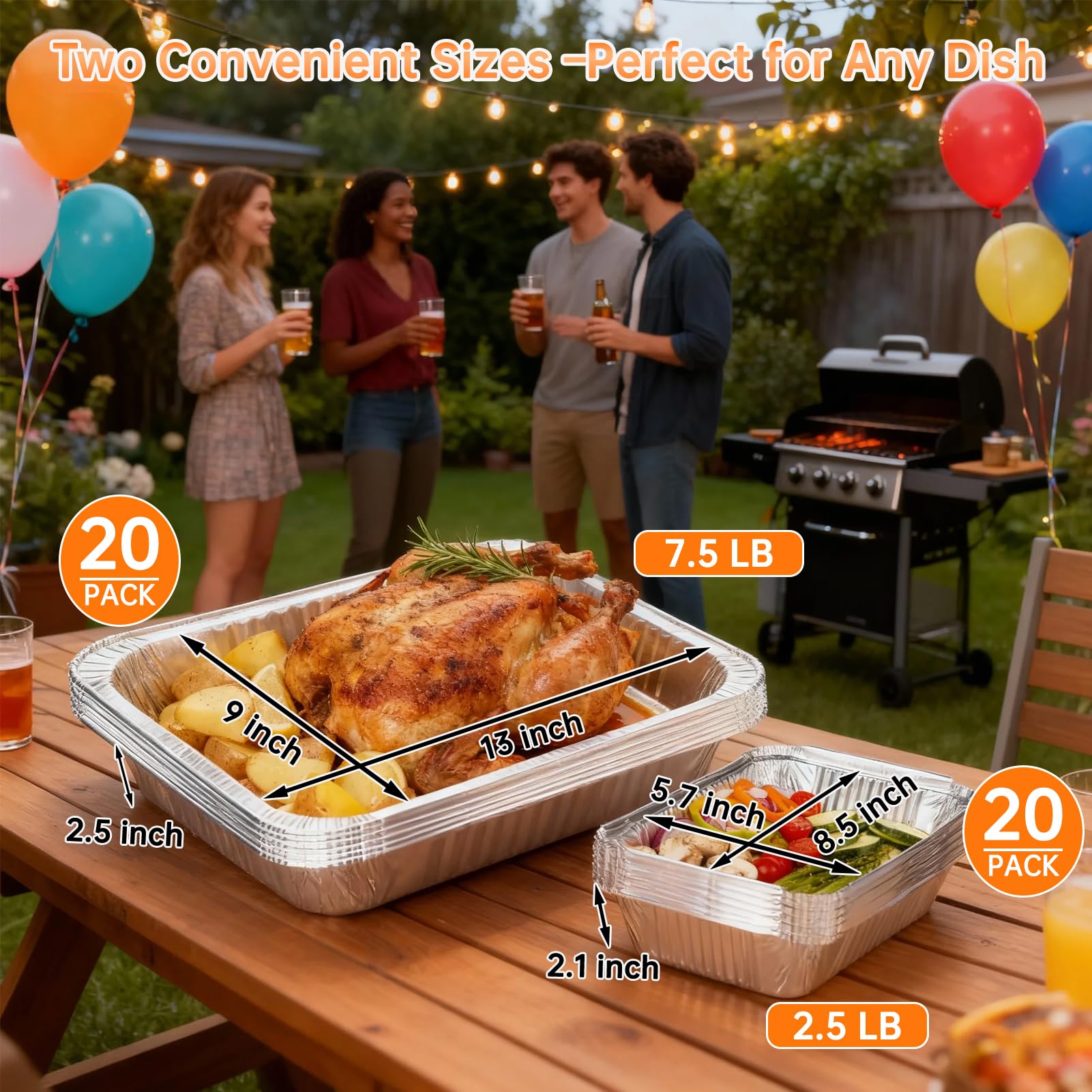 WEPSEN versatile set ideal for parties, catering, and takeout serving