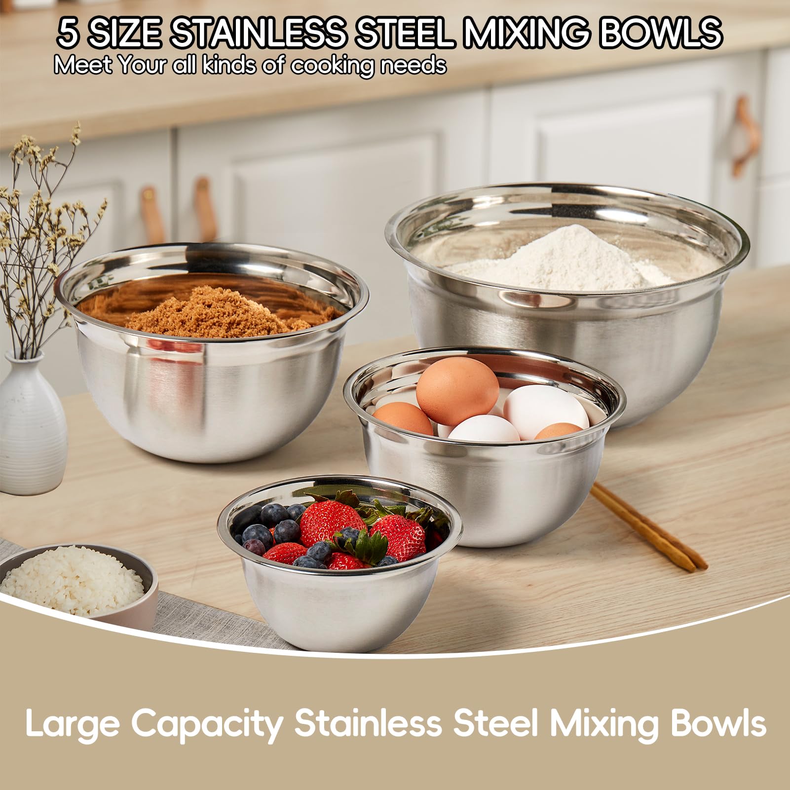 WEPSEN 7QT bowl highlighted for large-batch batter and mixing tasks