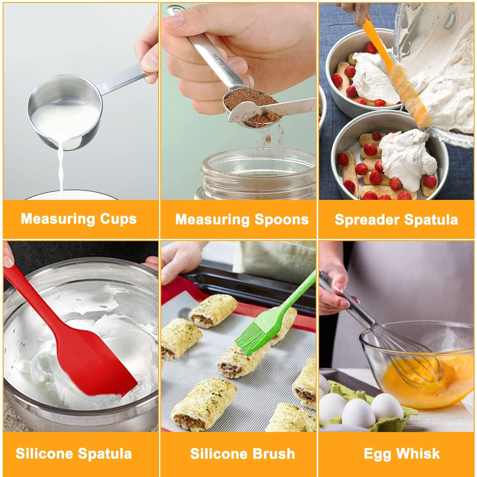 WEPSEN egg whisk for quick, smooth batter and sauce mixing.