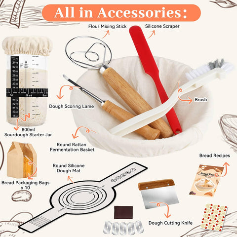 WEPSEN silicone scraper for easy cleaning and dough handling.