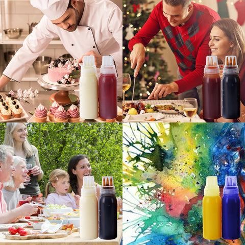 Werduoland 13oz bottles offering ample capacity for sauces and dressings.