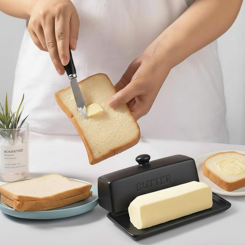 WERTIOO butter dish dishwasher-safe for effortless cleanup.