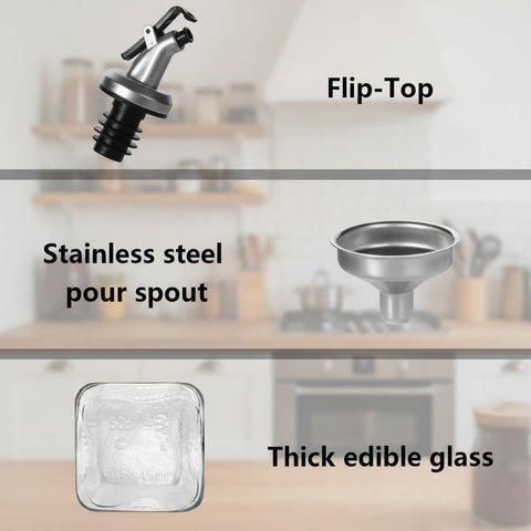 WERTIOO non-drip spout prevents spills during meal prep