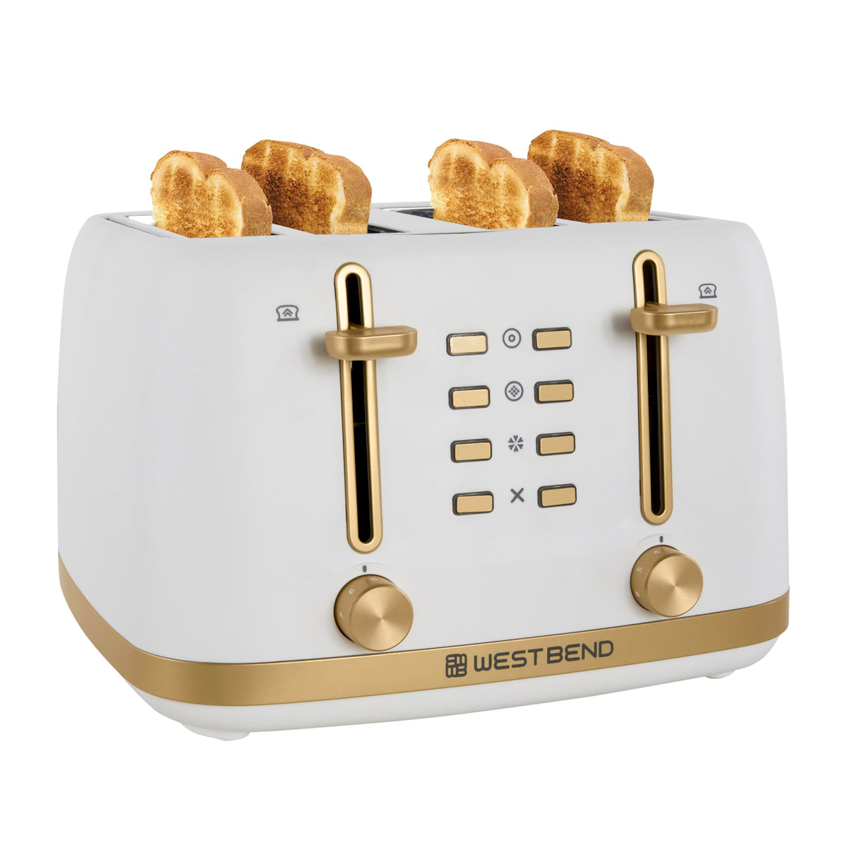 West Bend Timeless toaster with extra-wide slots for bagels and thick bread.