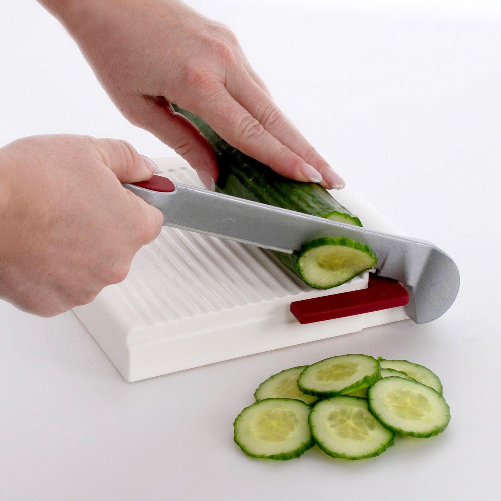Westmark cheese slicer easy to clean with soap and water.