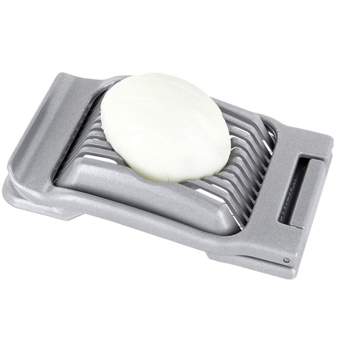 Westmark egg slicer is dishwasher safe for easy cleanup.