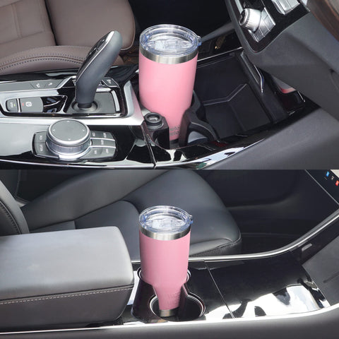 WETOWETO 20oz fits most car cup holders for travel.