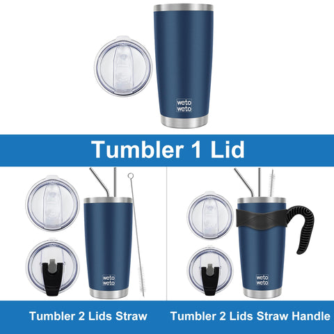 WETOWETO tumbler highlights double-wall vacuum insulation for long-lasting hot or cold drinks.