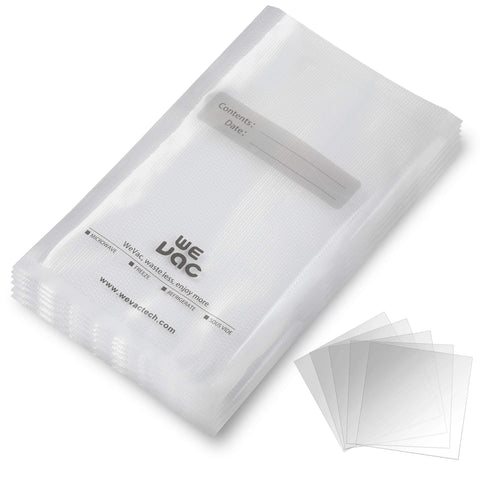 Wevac 11x16 gallon bags with embossed channels for tight seals and freshness