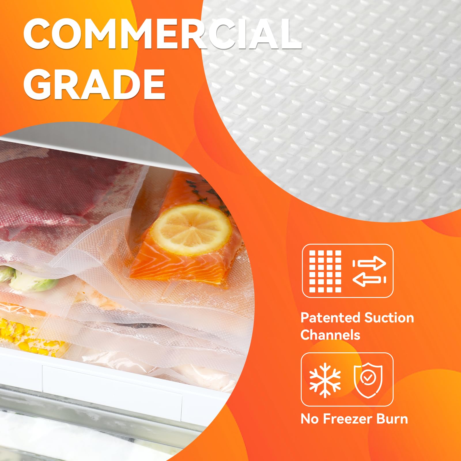 Wevac BPA-free food storage bags ideal for long-term storage