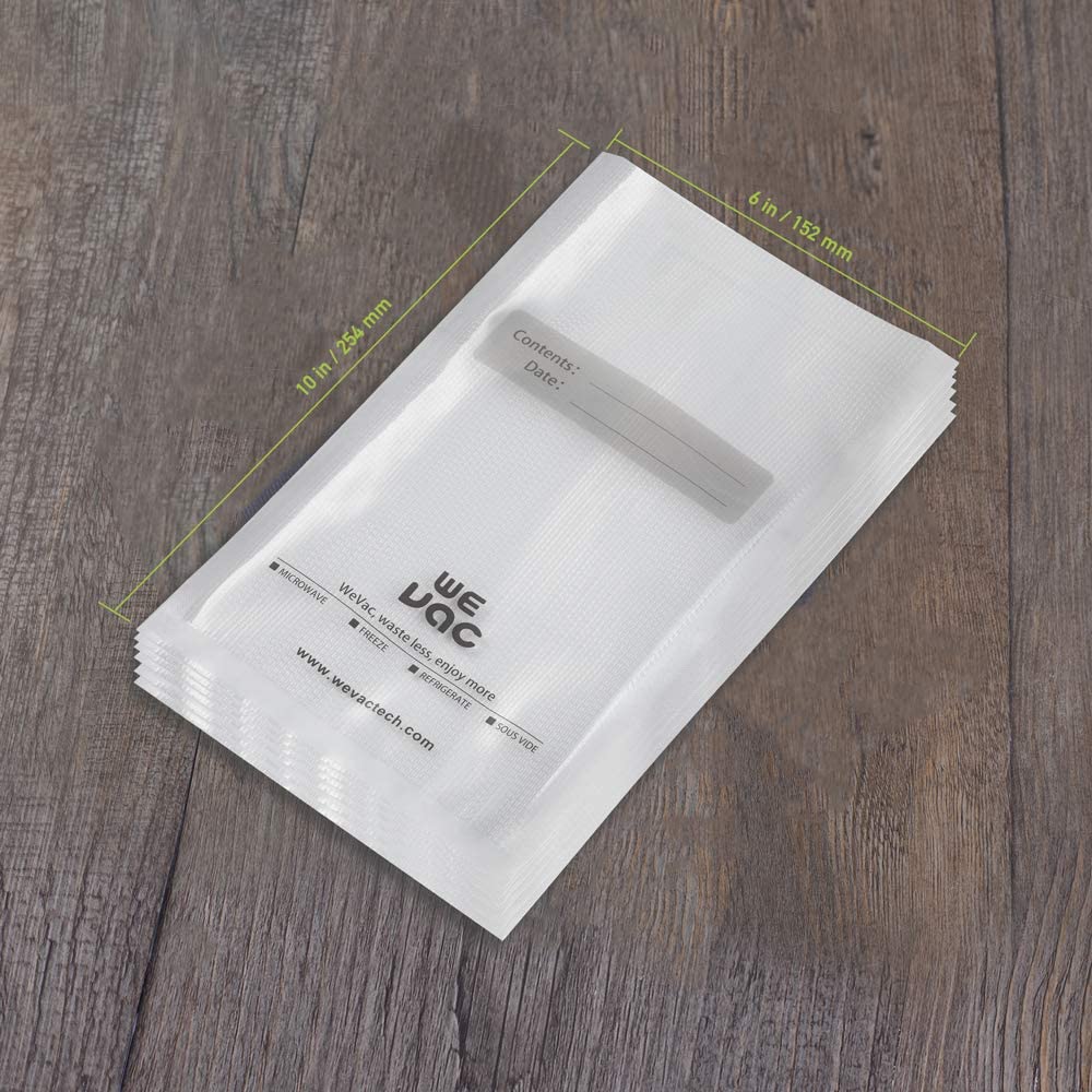Compatible with FoodSaver, Weston, Nesco and other popular sealers.