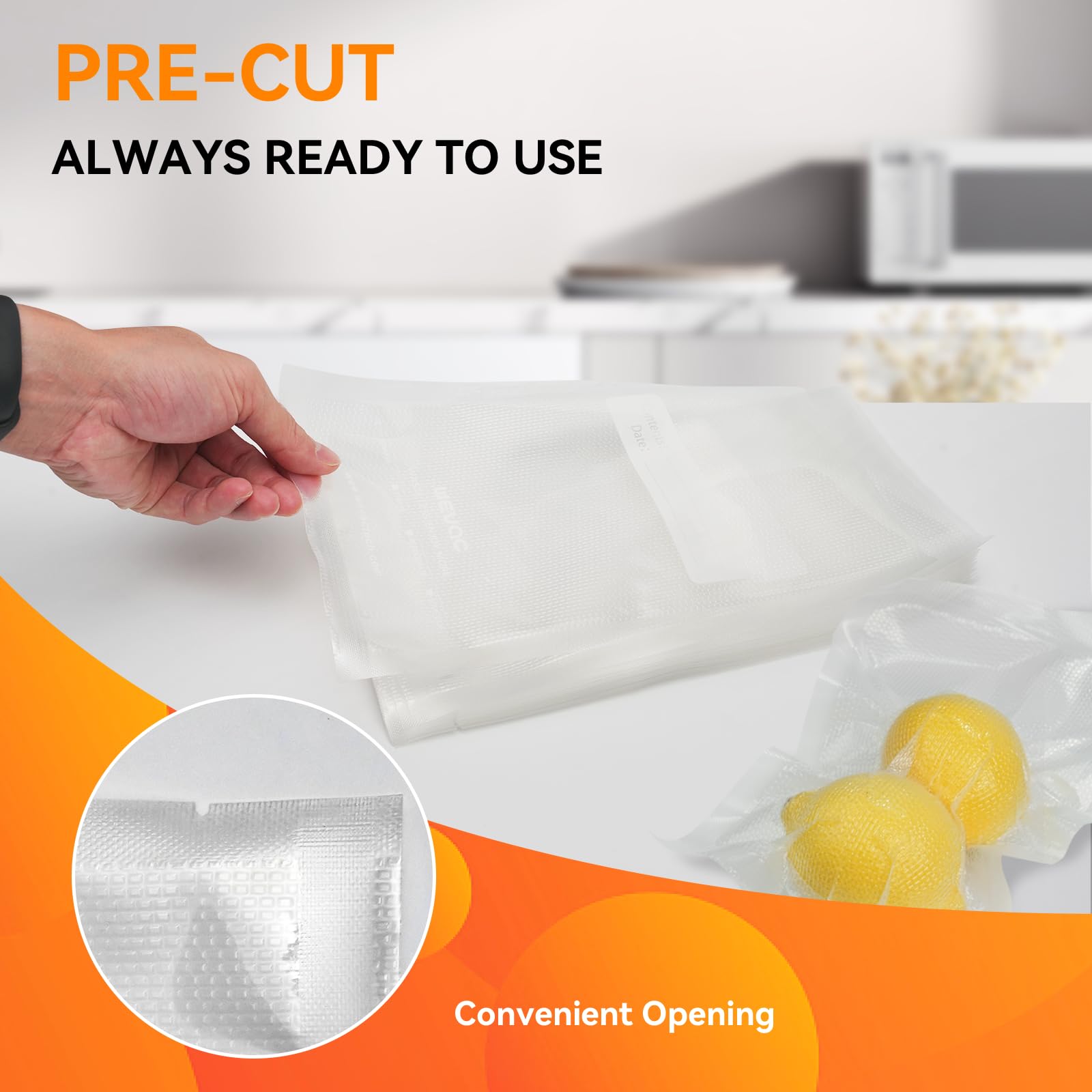Wevac BPA-free bags preserve nutrition and flavor for freezer storage