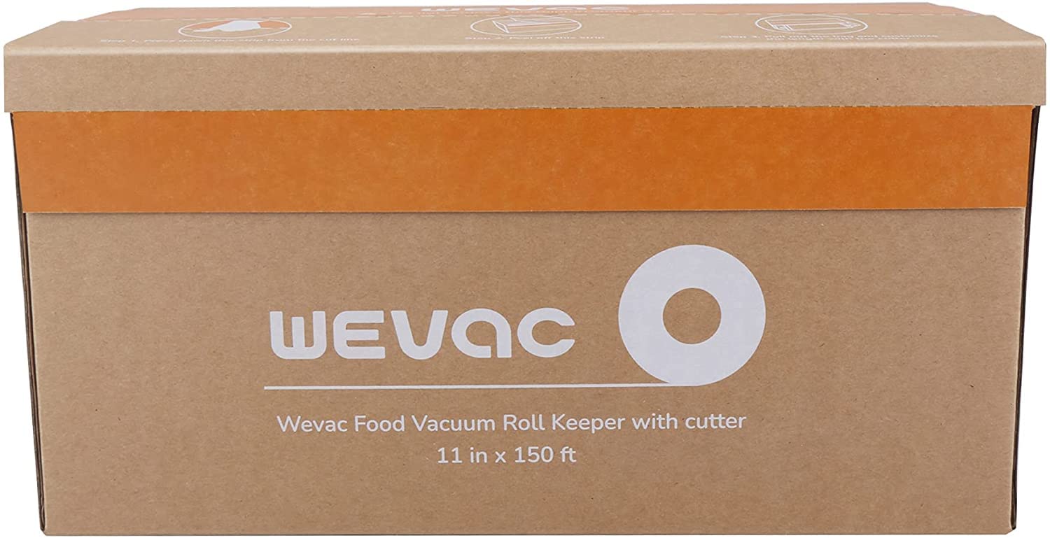 Wevac roll is compatible with most vacuum sealers for versatility.