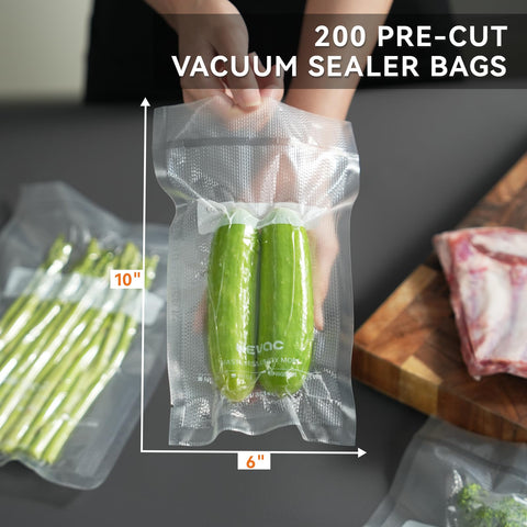 Wevac precut bags simplify portioning and batch storage for groceries.