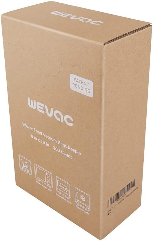 Wevac embossed channels improve suction for reliable sealing.