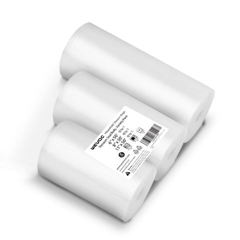 Wevac Lite 6x50 vacuum roll for sous vide and freezer storage.