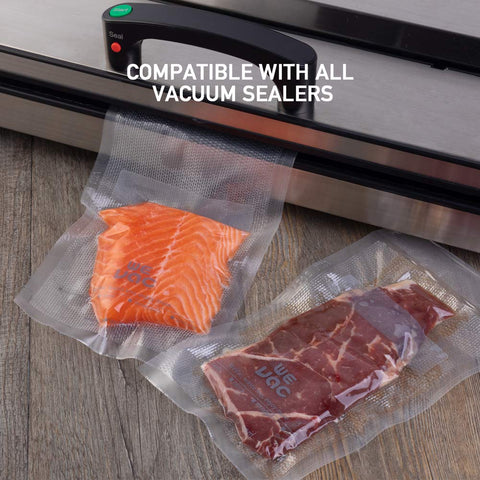 Wevac roll ideal for sous vide, freeze-dried meals, and meal prep.