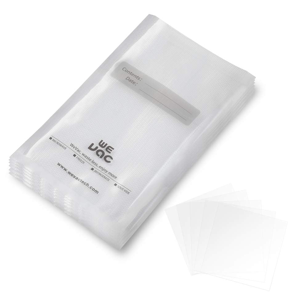 Wevac vacuum sealer bags with embossed channels for stronger seals and fresher storage.