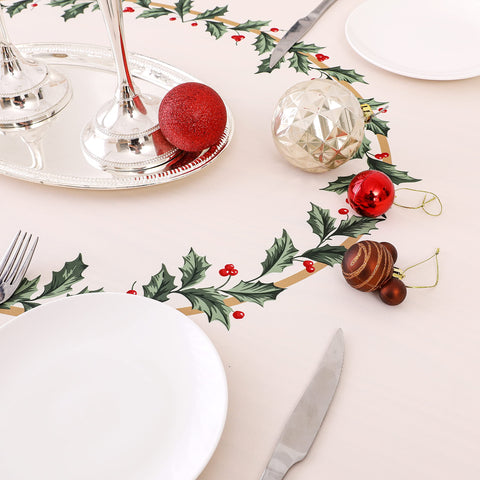 Wewoch machine washable tablecloth for simple cleanup after gatherings