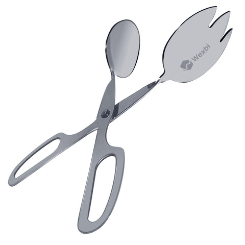 Wexbi salad tongs suited for buffet or party service.