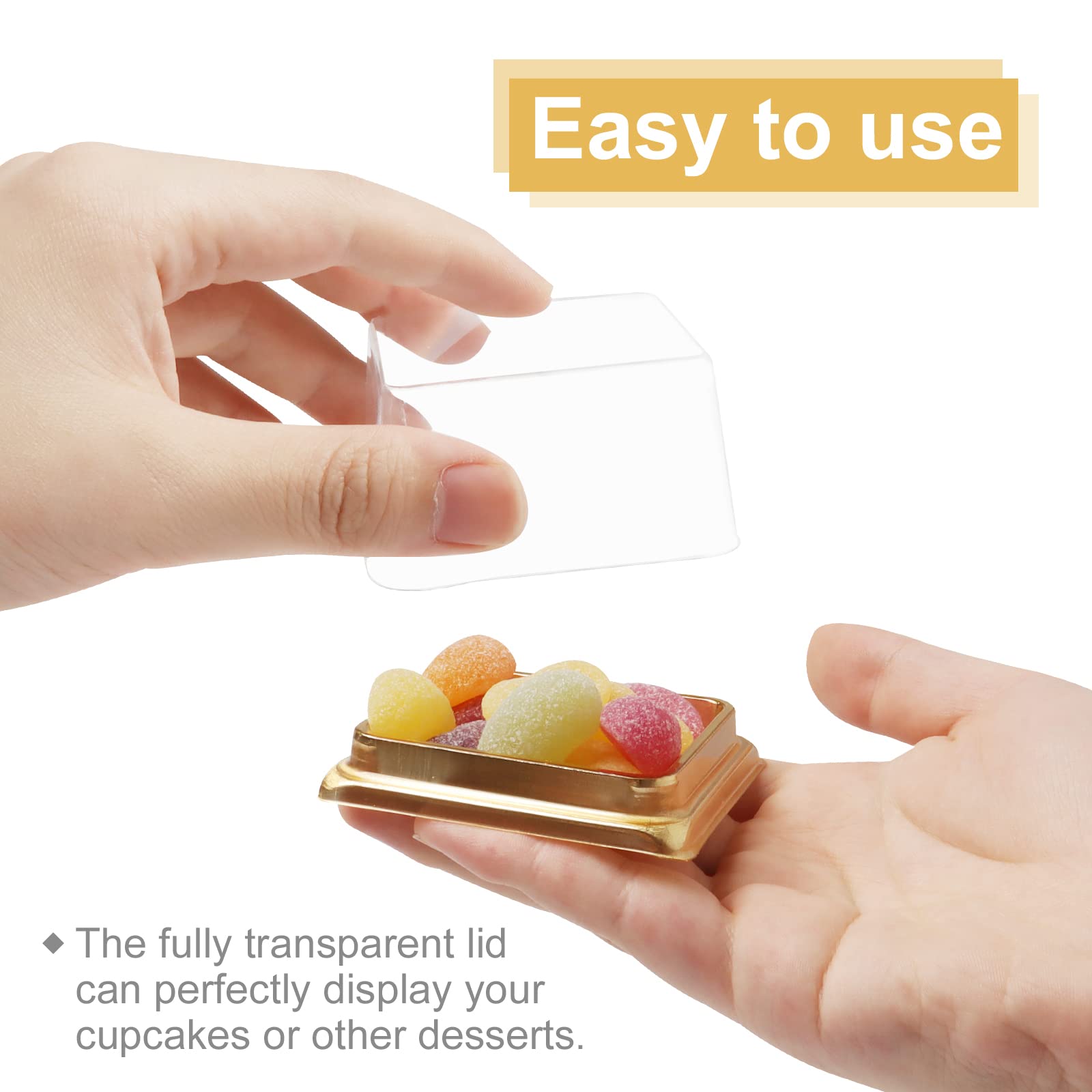 Wexpw durable plastic construction protects delicate sweets