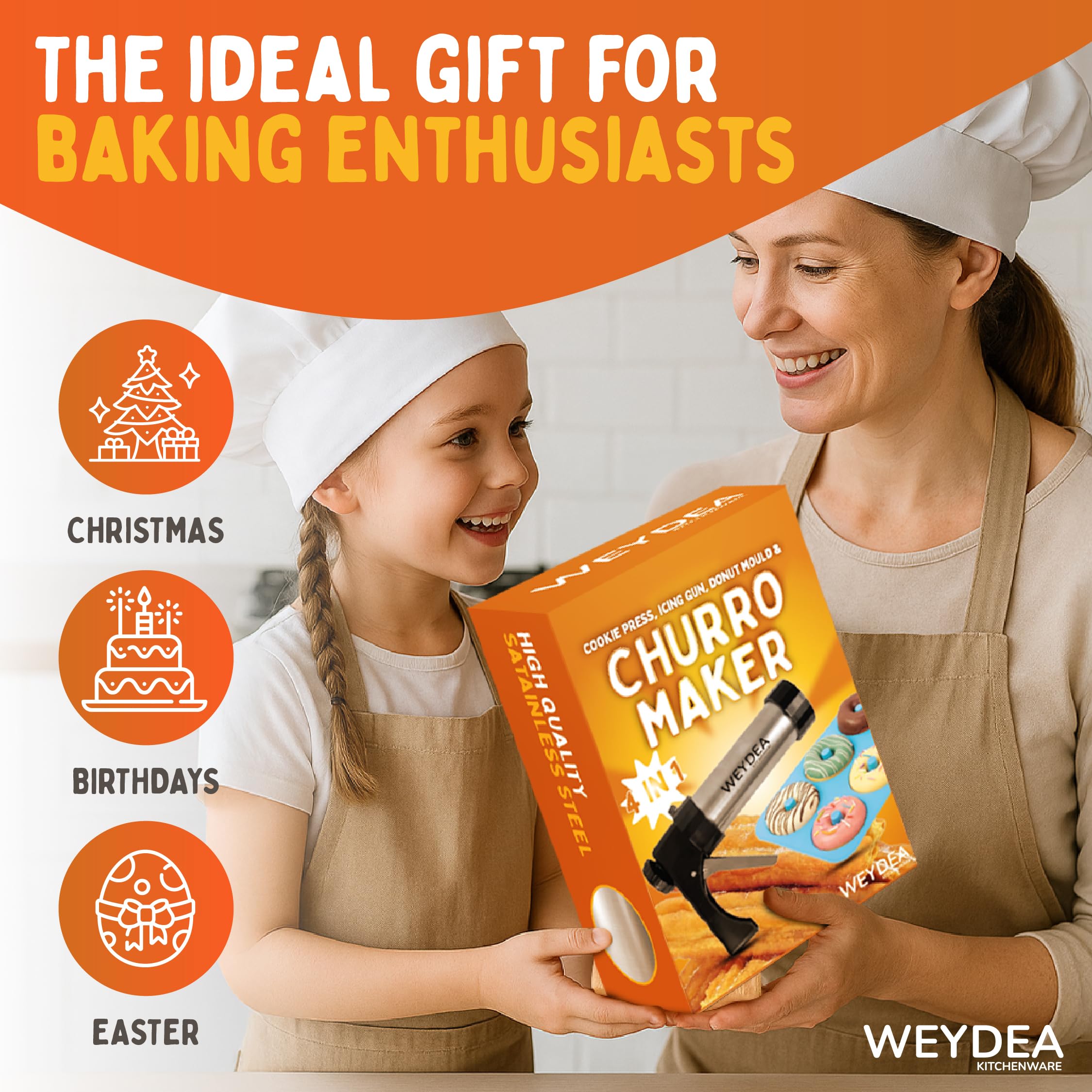 WEYDEA jerky gun attachment enabling savory snack ideas