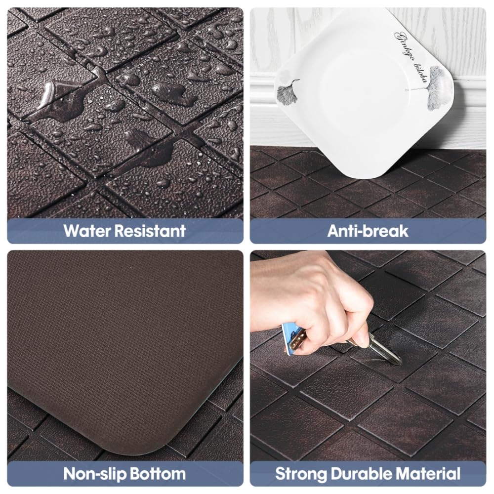 WEZVIX eco-friendly PVC foam mat for durable kitchen comfort
