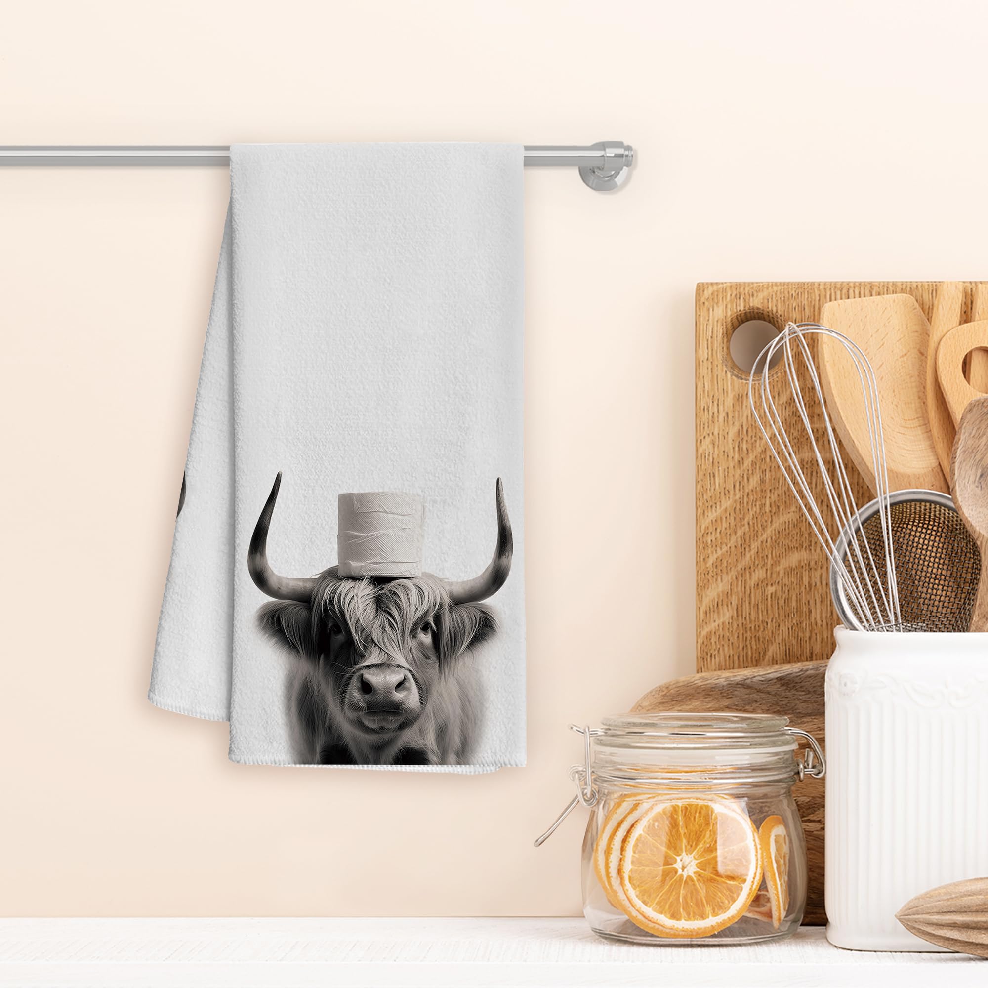 WFSM chenille kitchen towel is ultra-soft and highly absorbent for drying