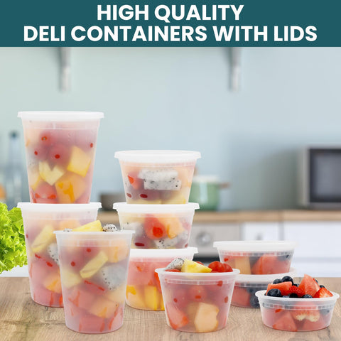 WGCC leakproof deli containers with secure lids prevent spills during transport