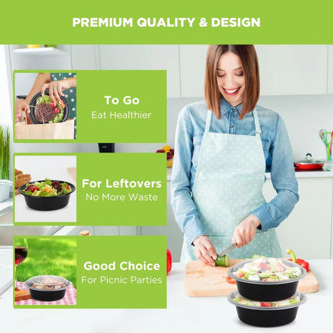 WGCC freezer and microwave safe bowls for convenient reheating and storage