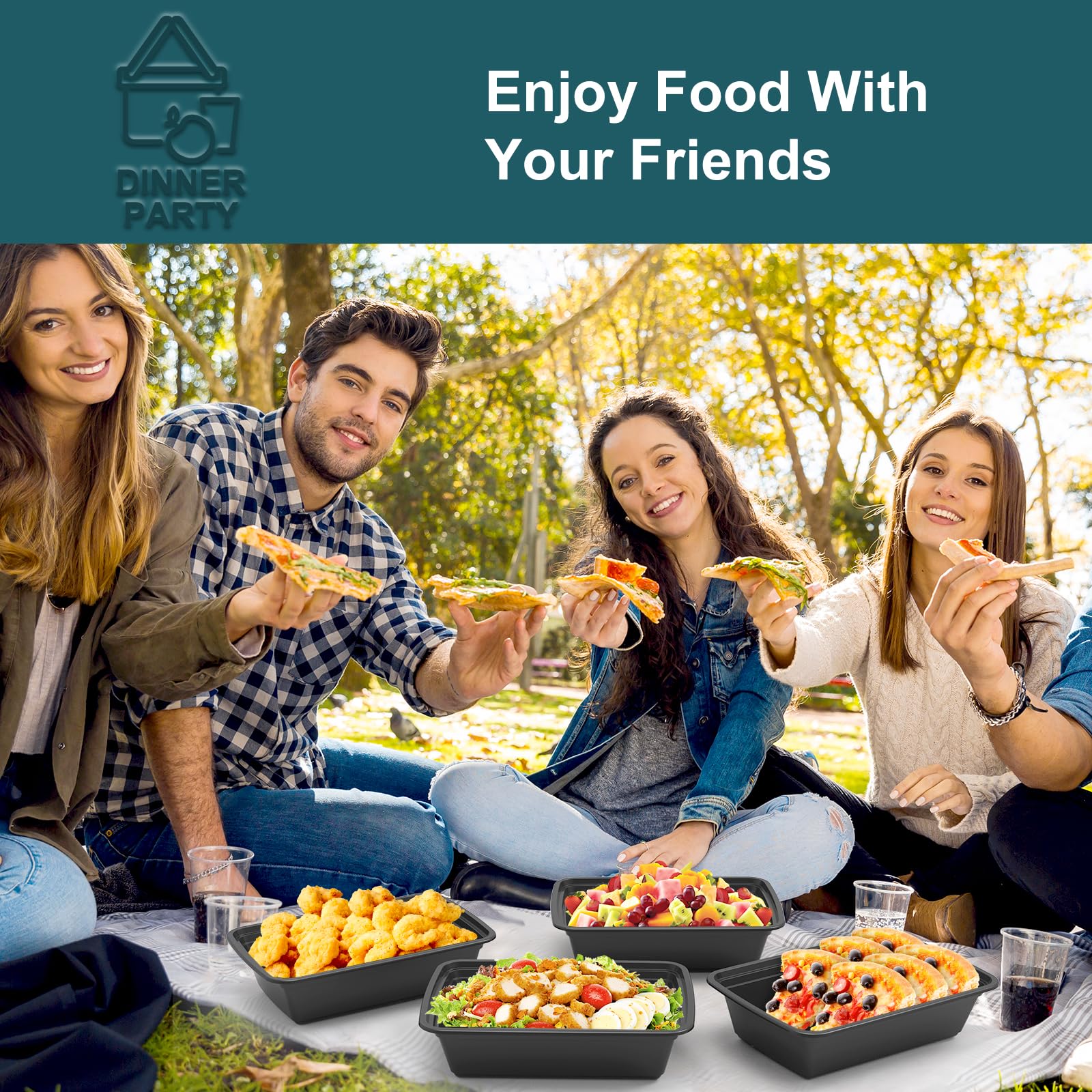 WGCC 24 oz single-compartment size ideal for portion-controlled lunches on the go