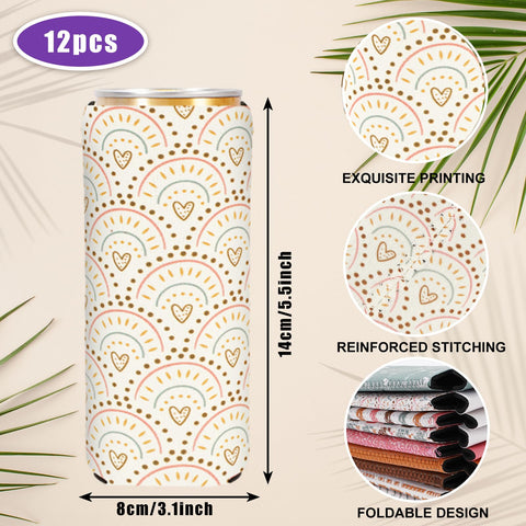 Whaline neoprene sleeve offers insulation for 12oz cans during outdoor gatherings.