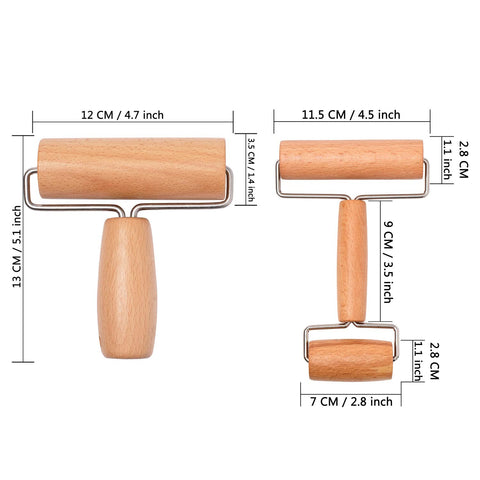 Whaline T-Maple child roller for kid-friendly baking tasks.