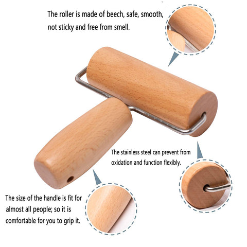 Whaline two-piece pastry roller set enables versatile dough prep.