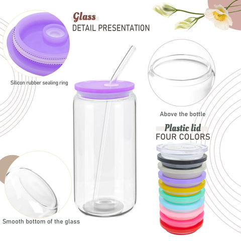 WHEATHUSK borosilicate glass straw ensures sturdy use for cold drinks.