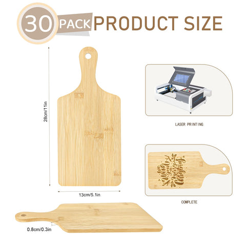 WHEATHUSK bamboo board with rope hanger for space-saving kitchen decor.