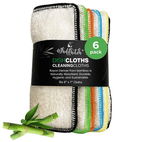 Whiffkitch colorful trim adds color to kitchen cleaning tasks