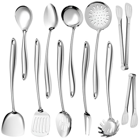 WHIFUTENS 11-piece spatula for precise flipping and heat resistance during cooking.