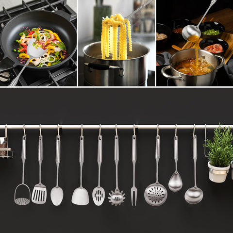 WHIFUTENS dishwasher-safe utensils simplify cleanup after cooking