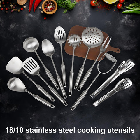 WHIFUTENS heat-resistant tools great for stir-frying and boiling without burns