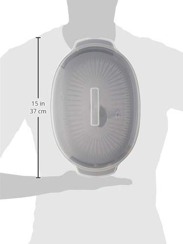Whirlpool W10660052 microwave steamer on kitchen counter ready to use