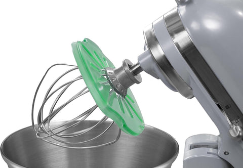 Whisk Wiper Pro Aquamarine front view demonstrates quick wipe action for mess-free prep