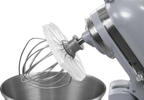WHISK WIPER PRO bowl cleaning close-up showing efficient bowl cleaning.