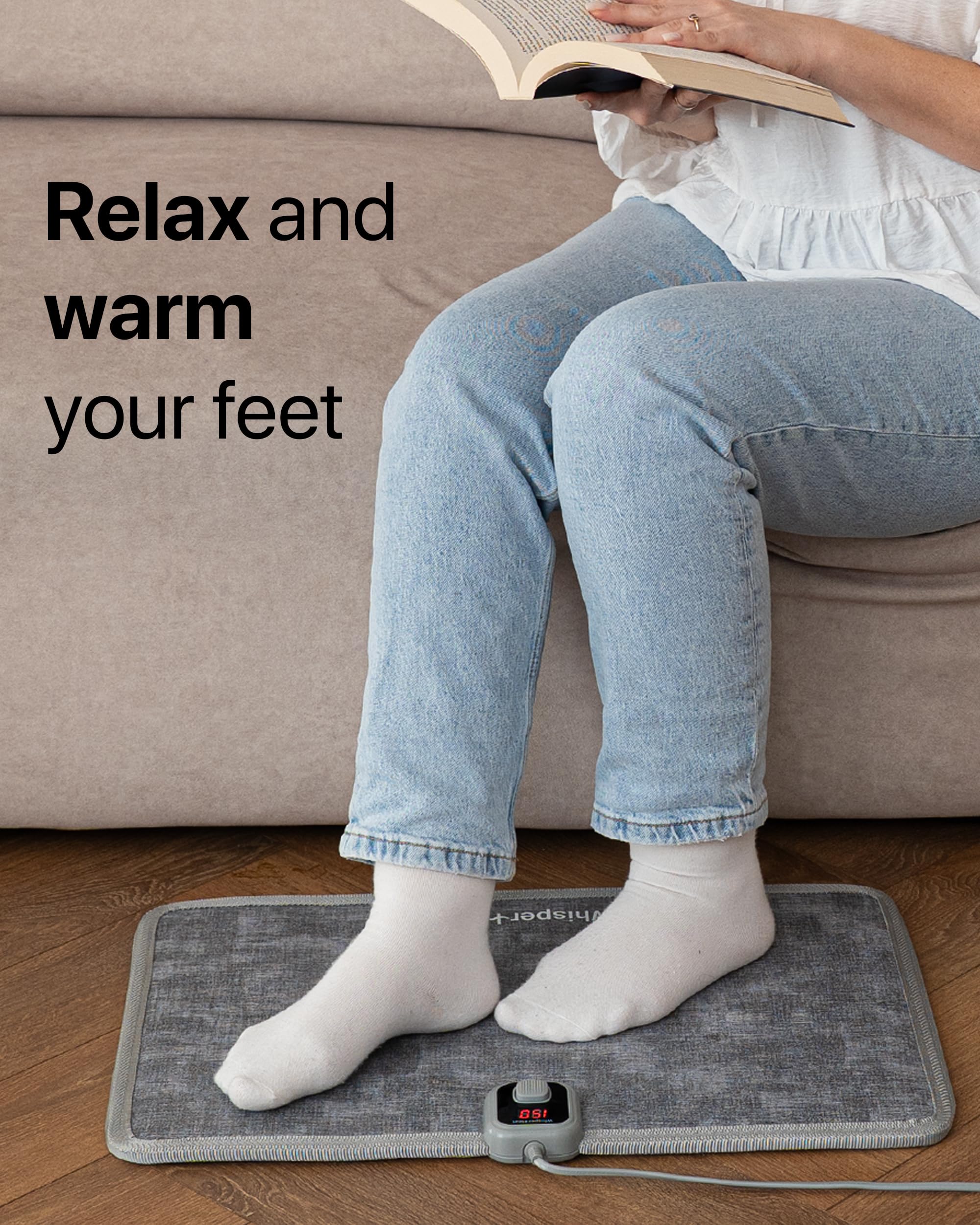 WhisperHeat delivers silent underfoot warmth with no fans