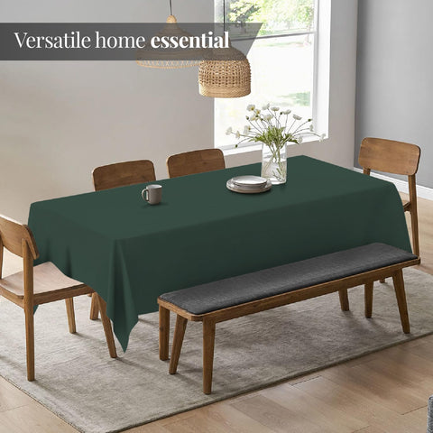 White Classic dining tablecloth suitable for parties, ceremonies, picnics and celebrations.