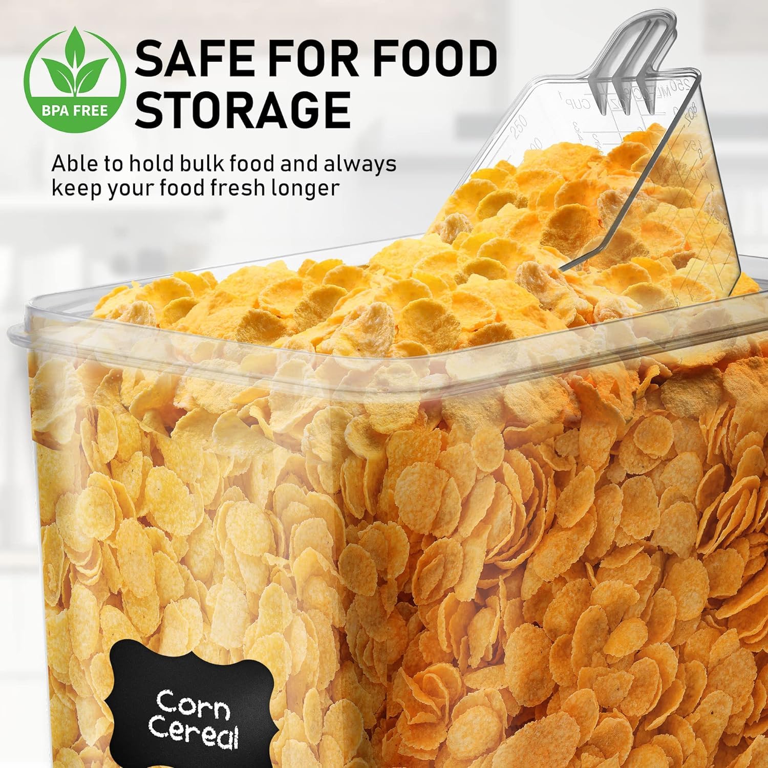 White Feather Supplies clear containers allow quick at-a-glance checks.