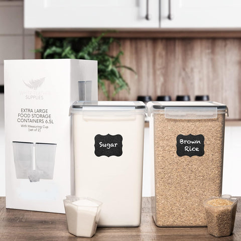 White Feather Supplies dishwasher-safe containers for easy cleaning and reuse.