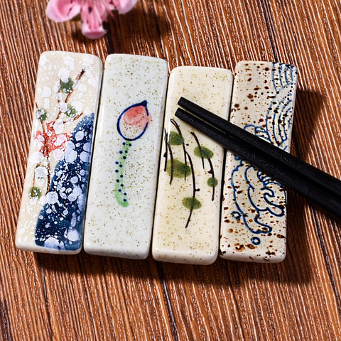 Whitenesser porcelain chopstick rests fired at 1300°C for durability