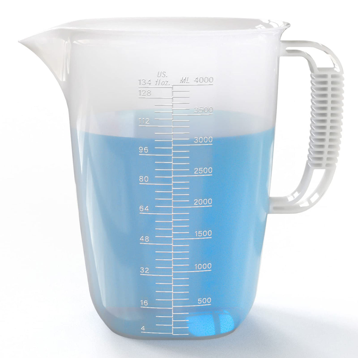WhiteRhino 1-gallon pitcher pour spout for drip-free pouring.