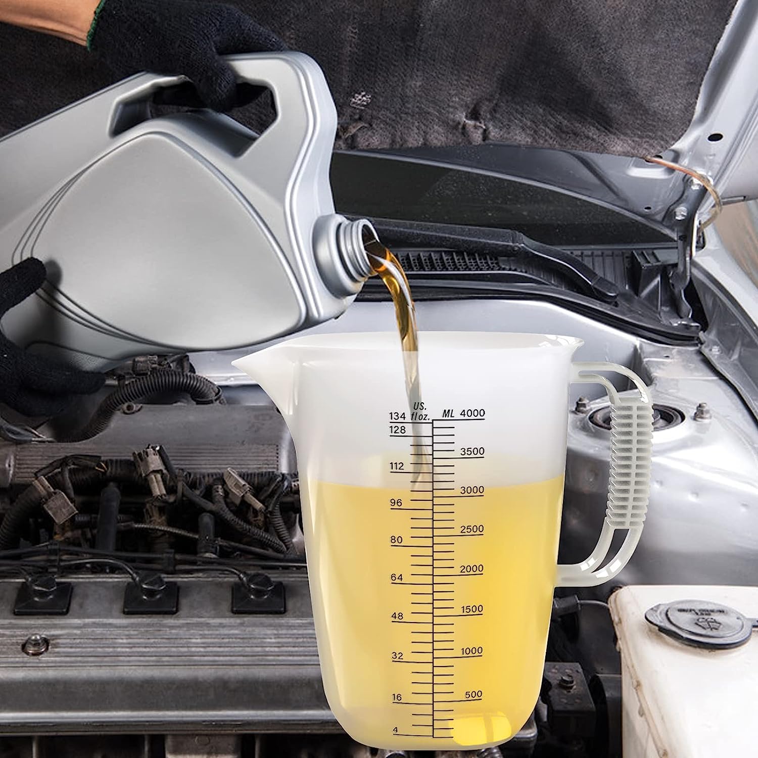 WhiteRhino 1 gallon pitcher is a versatile tool for home and workshop tasks.